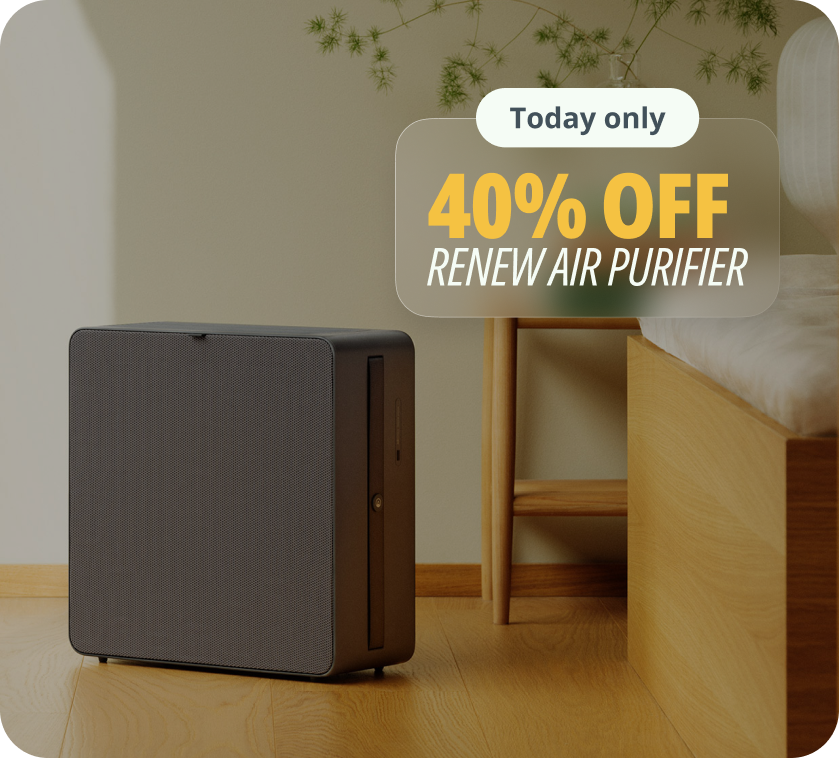 Today only - 40% off Renew air purifier